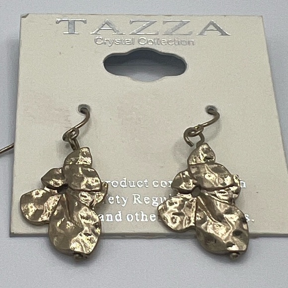Tazza‎ leaf drop earrings NWT - Picture 1 of 6